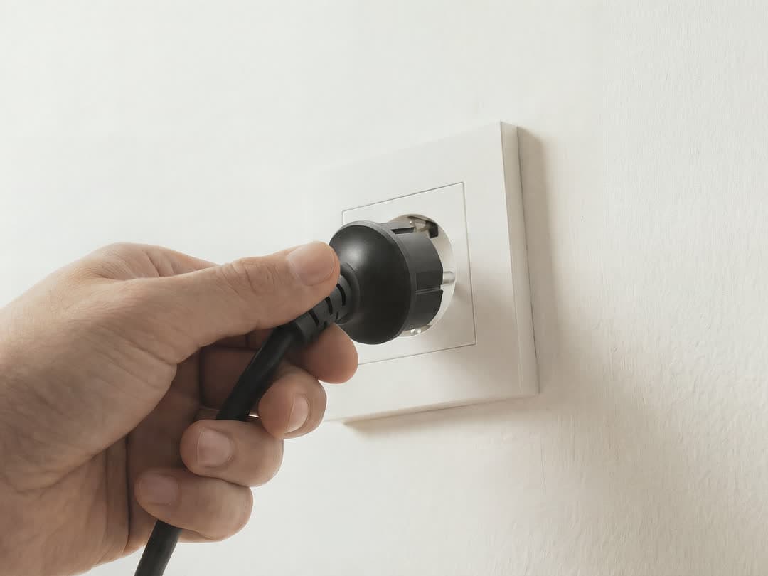 Solarbank in stopcontact steken