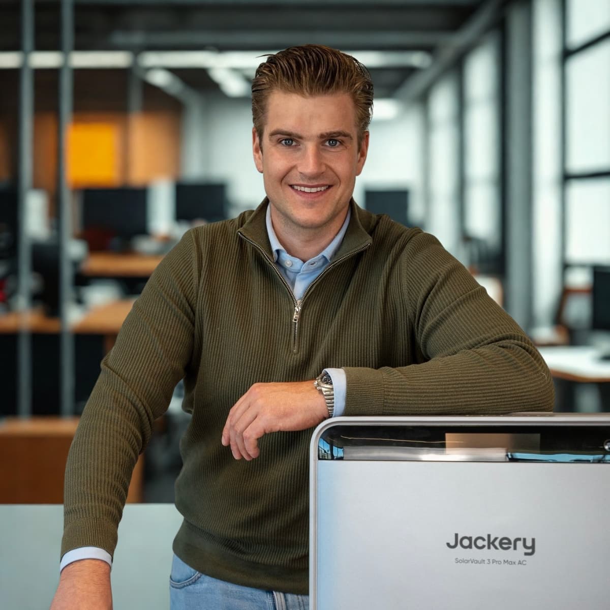 Koen, thuisbatterij specialist bij Green Wave