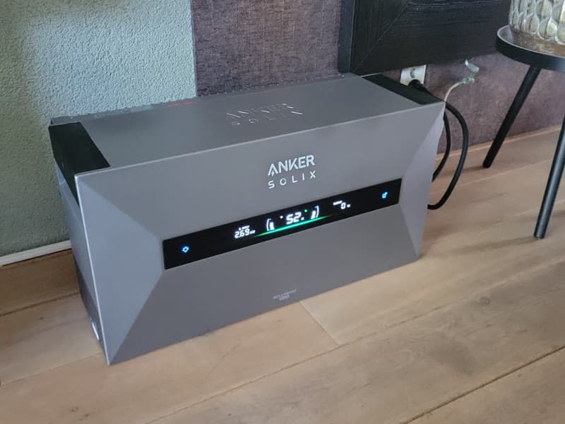 Anker SOLIX Solarbank Max AC thuisbatterij bij de klant.