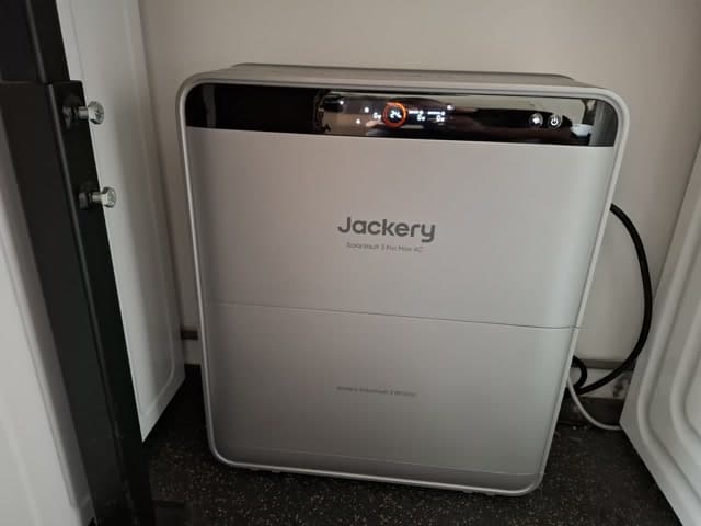 Jackery Solarvault 3 Pro Max Ac 5,04 kWh plug-in thuisbatterij bij de klant.